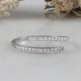 Heliophilia Silver Anillo de Plata de Ley 925 Ajustable 11813ROD